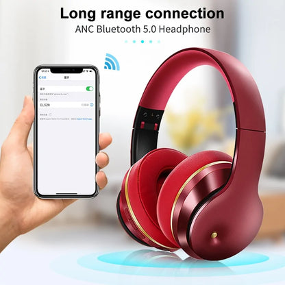 Foldable NOISE Cancellation Bluetooth Headphones