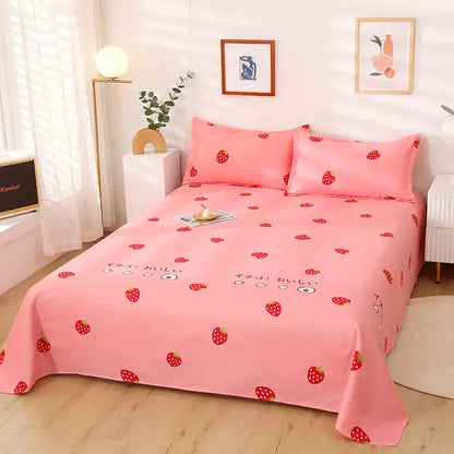 Cotton Bed Sheets Cover & Pillowcases