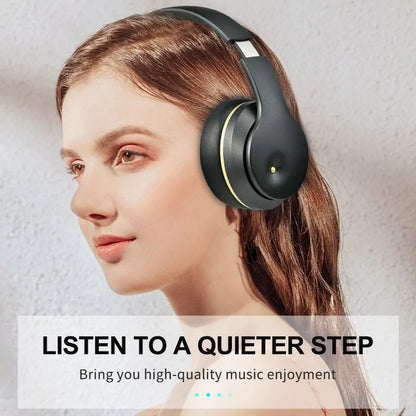 Foldable NOISE Cancellation Bluetooth Headphones