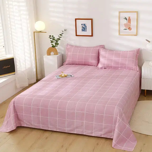 Cotton Bed Sheets Cover & Pillowcases