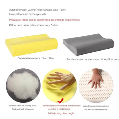 Memory Foam Pillow Neck Protection