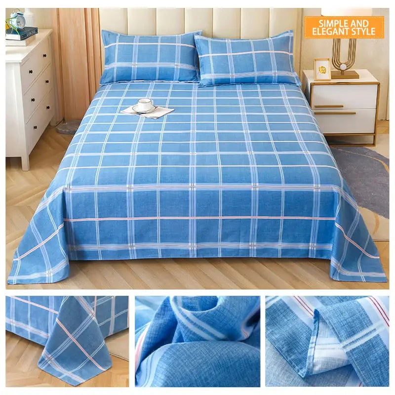 Cotton Bed Sheets Cover & Pillowcases